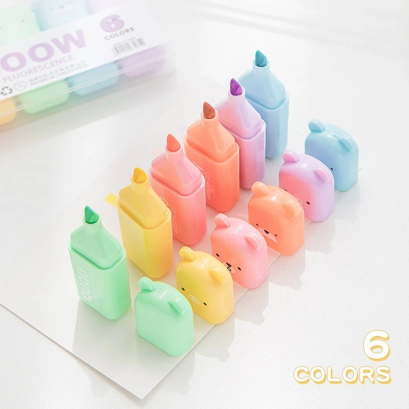 Bút đánh dấu Macaron Mini Bear
