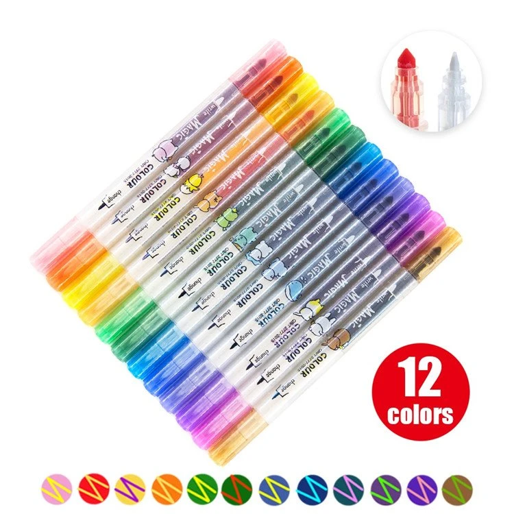 12 cái Bút đánh dấu màu ma thuật sáng tạo