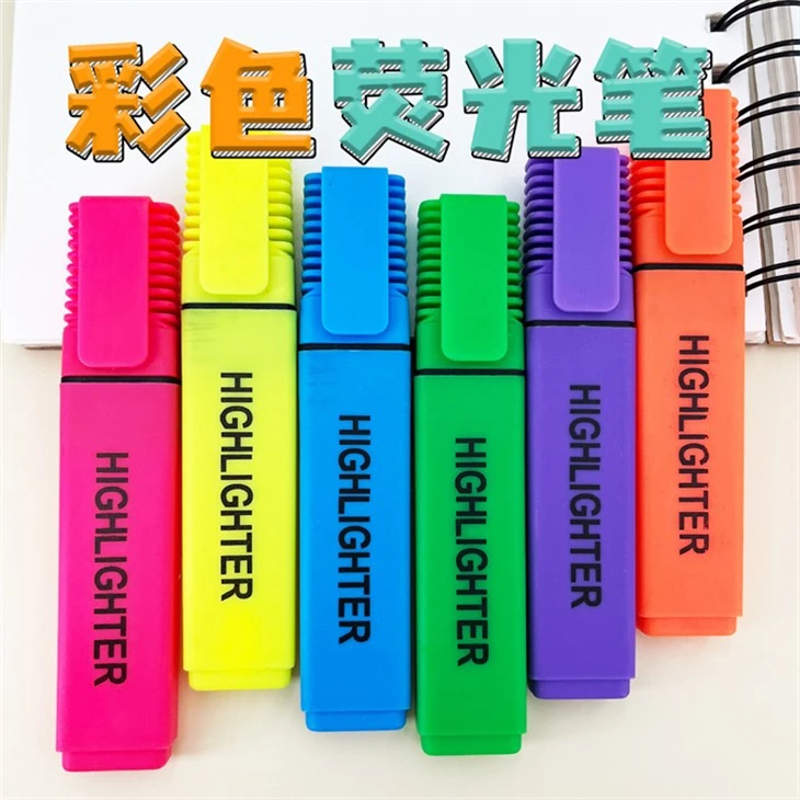 Bộ 6 màu Bút đánh dấu màu kẹo cao cấp
